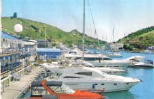 Moorage for yachts,  more size 